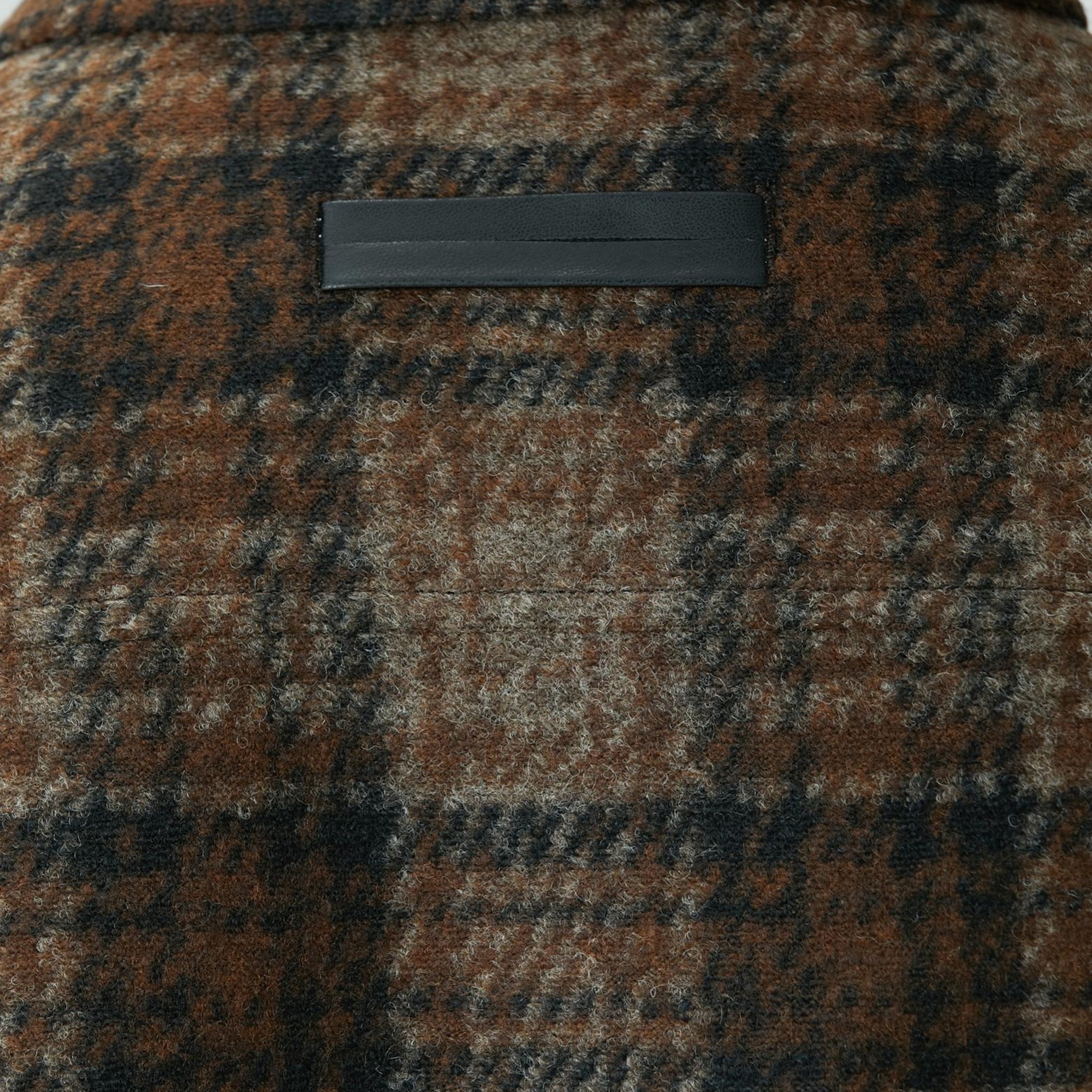 Network Erkek Kahverengi Yün Karışımlı Mont