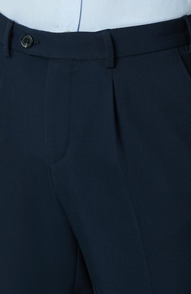  Network Erkek Lacivert Yün Karışımlı Pantolon