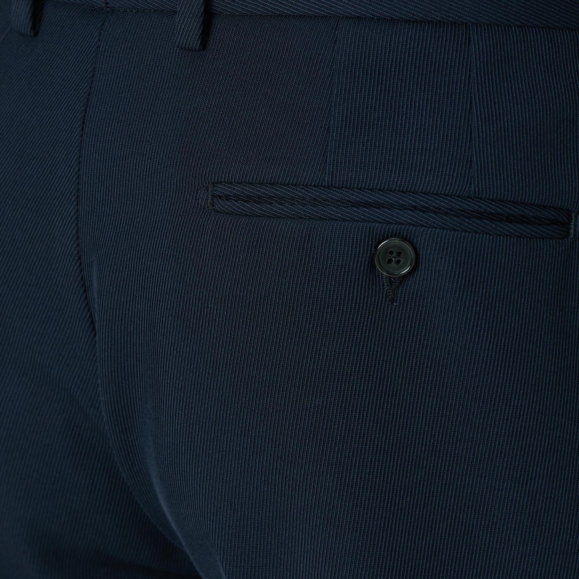 Network Erkek Lacivert Yün Karışımlı Pantolon