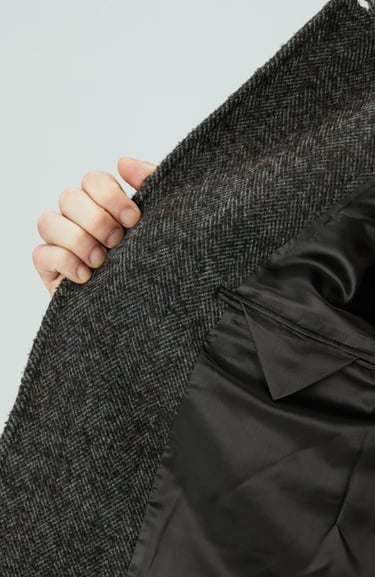  Network Erkek Kahverengi Yün Karışımlı Kaban