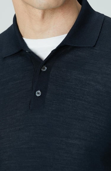  Network Erkek Limited Lacivert Yün Karışımlı Triko Kazak