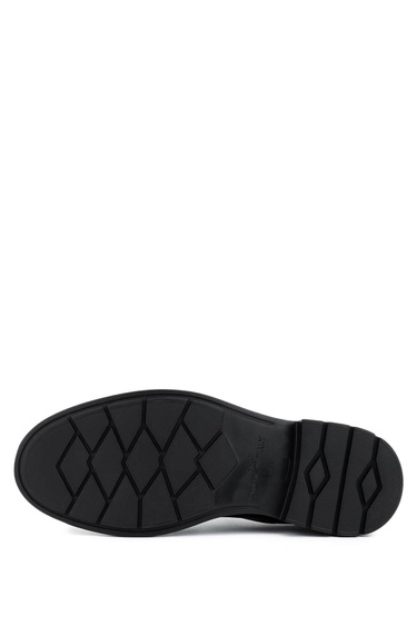  Tamer Tanca Erkek Hakiki Deri Siyah Klasik Ayakkabı