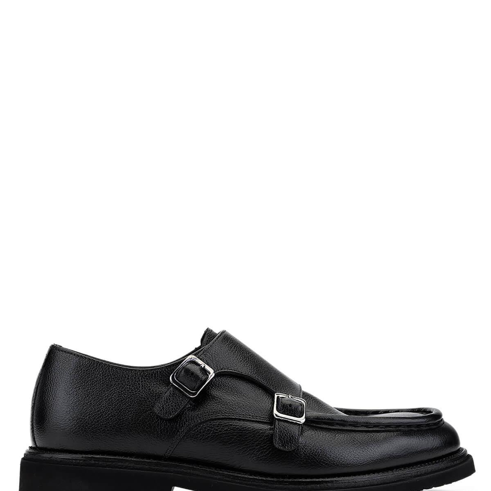 Tamer Tanca Erkek Hakiki Deri Siyah Casual Ayakkabı