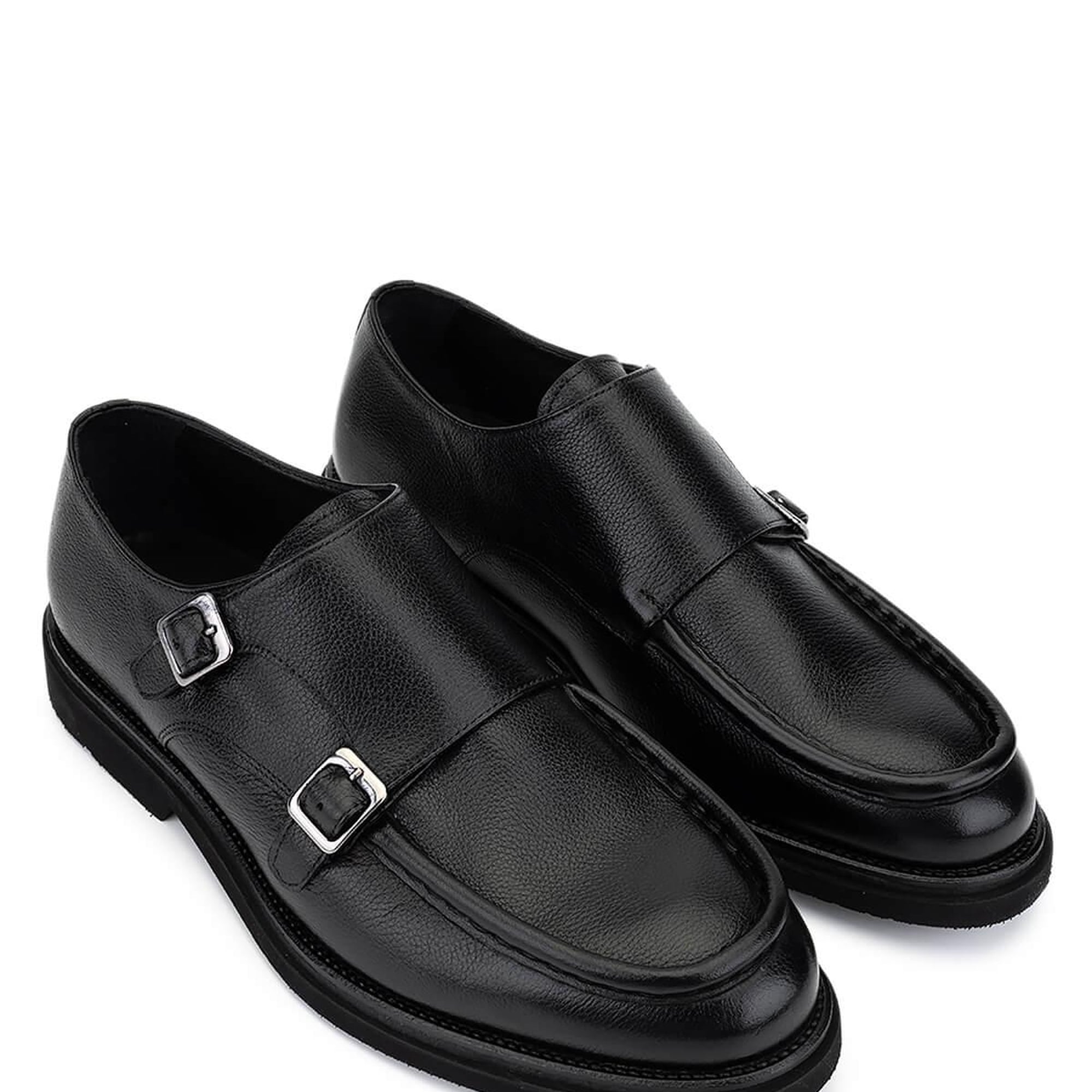 Tamer Tanca Erkek Hakiki Deri Siyah Casual Ayakkabı