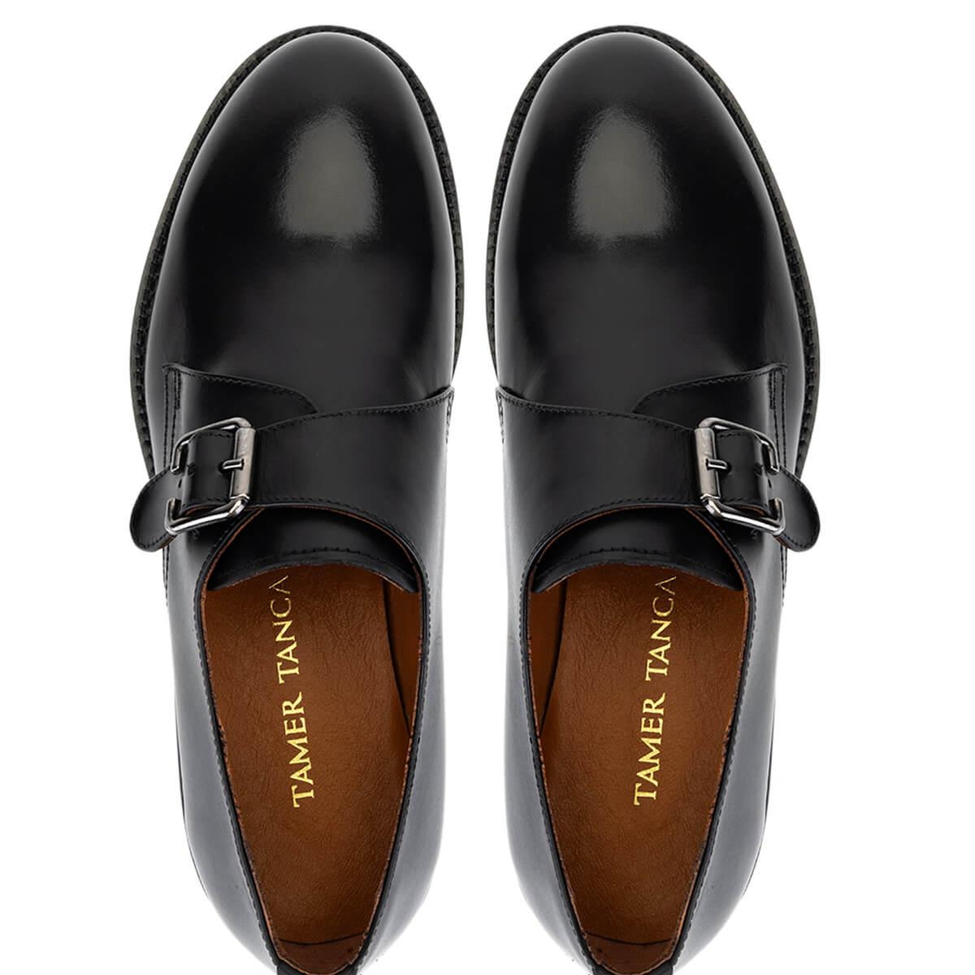 Tamer Tanca Erkek Hakiki Deri Siyah Klasik Ayakkabı