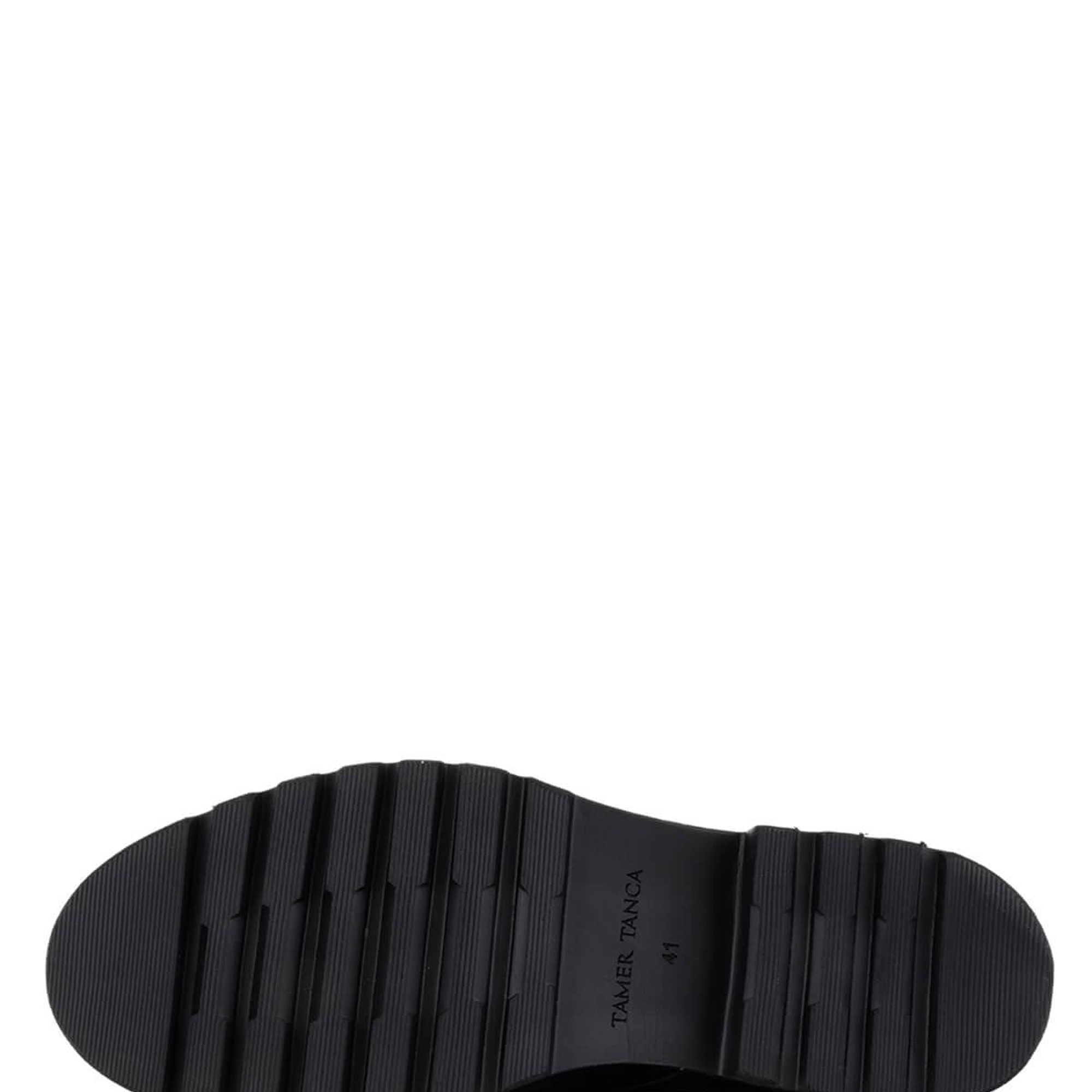 Tamer Tanca Erkek Hakiki Deri Siyah Klasik Ayakkabı