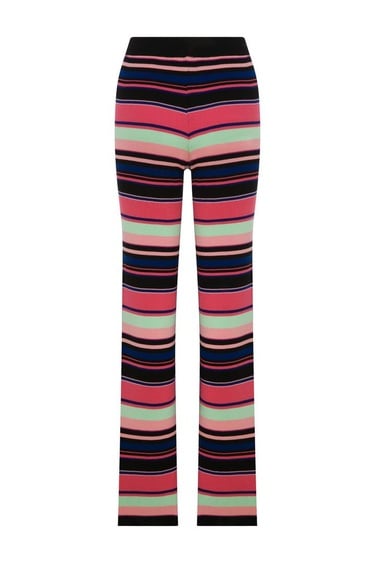  Carey Striped Knitted Pants