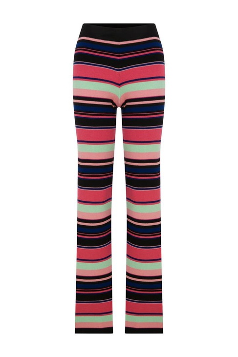  Carey Striped Knitted Pants