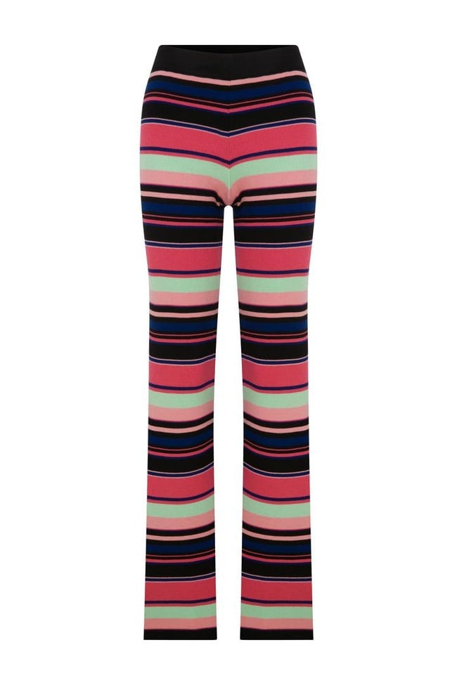  Carey Striped Knitted Pants