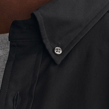  GANT Erkek Siyah Regular Fit Düğmeli Yaka Oxford Gömlek