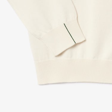  Lacoste Erkek Regular Fit Bisiklet Yaka Beyaz Kazak