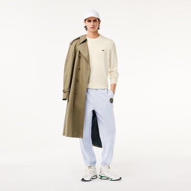  Lacoste Erkek Regular Fit Bisiklet Yaka Beyaz Kazak