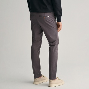  GANT Erkek Gri Slim Fit Chino Pantolon