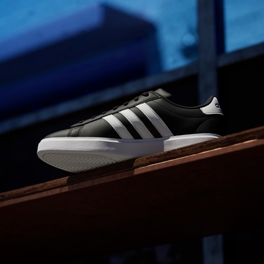  adidas Grand Court Cloudfoam Comfort Erkek Siyah Günlük Spor Ayakkabı