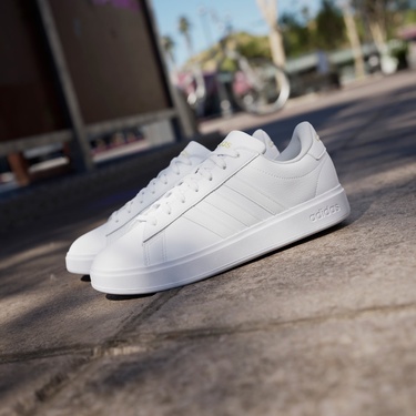  adidas Grand Court Cloudfoam Lifestyle Comfort Kadın Beyaz Spor Ayakkabı