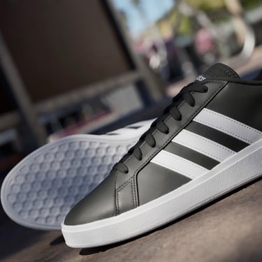  adidas Grand Court Base 2.0 Kadın Siyah Günlük Spor Ayakkabı