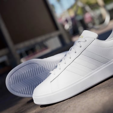  adidas Grand Court Cloudfoam Lifestyle Comfort Kadın Beyaz Spor Ayakkabı