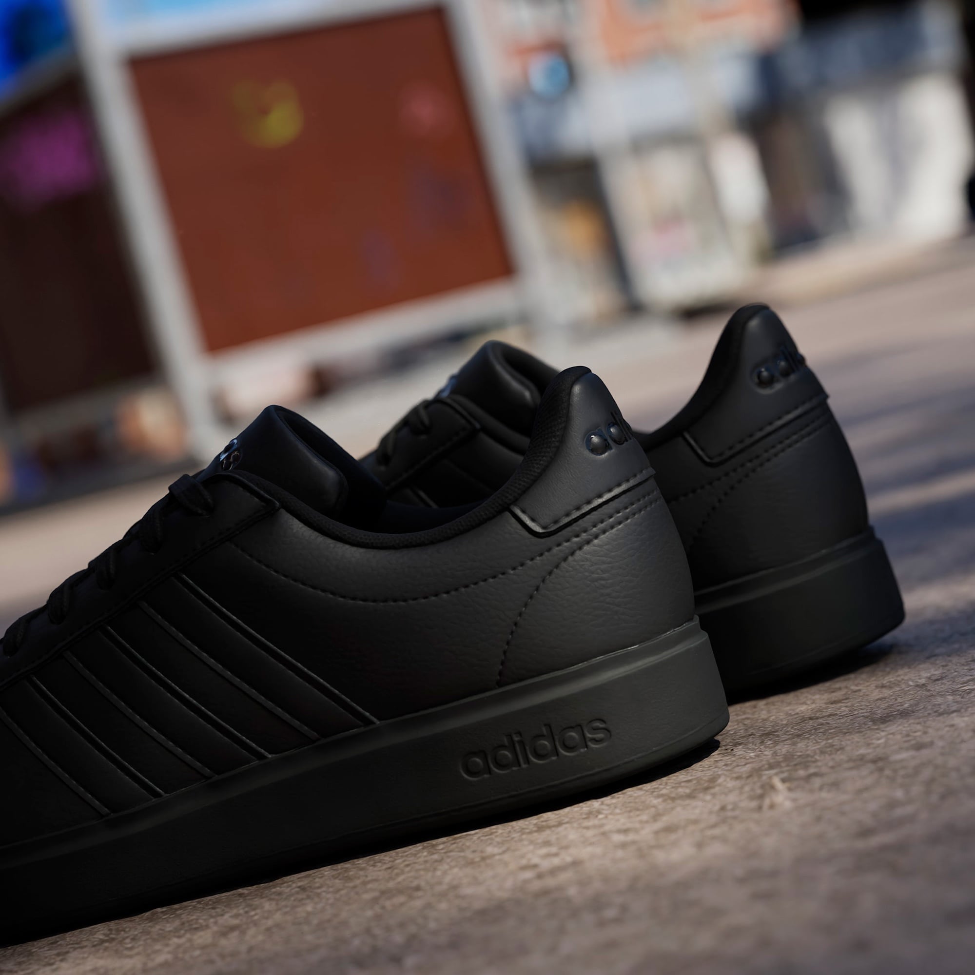 adidas Grand Court 2.0 Erkek Siyah Günlük Spor Ayakkabı