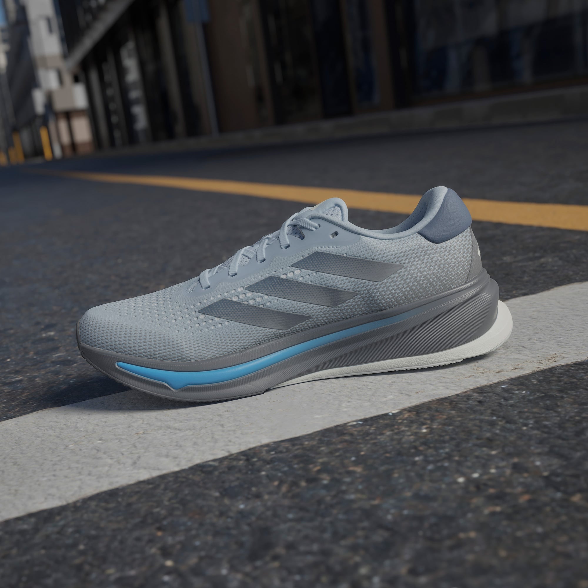 adidas Supernova Rise Erkek Gri Koşu Ayakkabısı