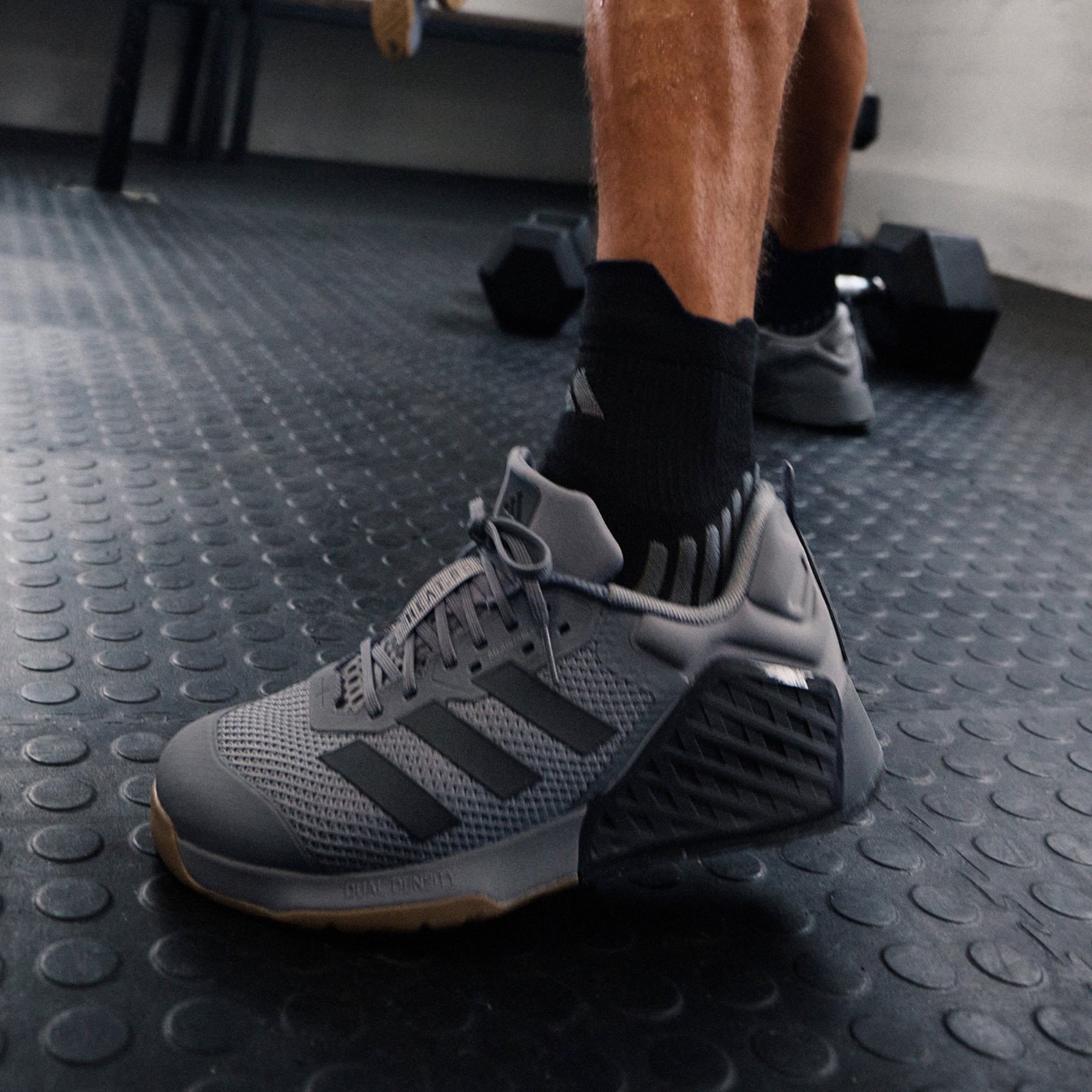 adidas Dropset 3 Unisex Gri Antrenman Ayakkabısı