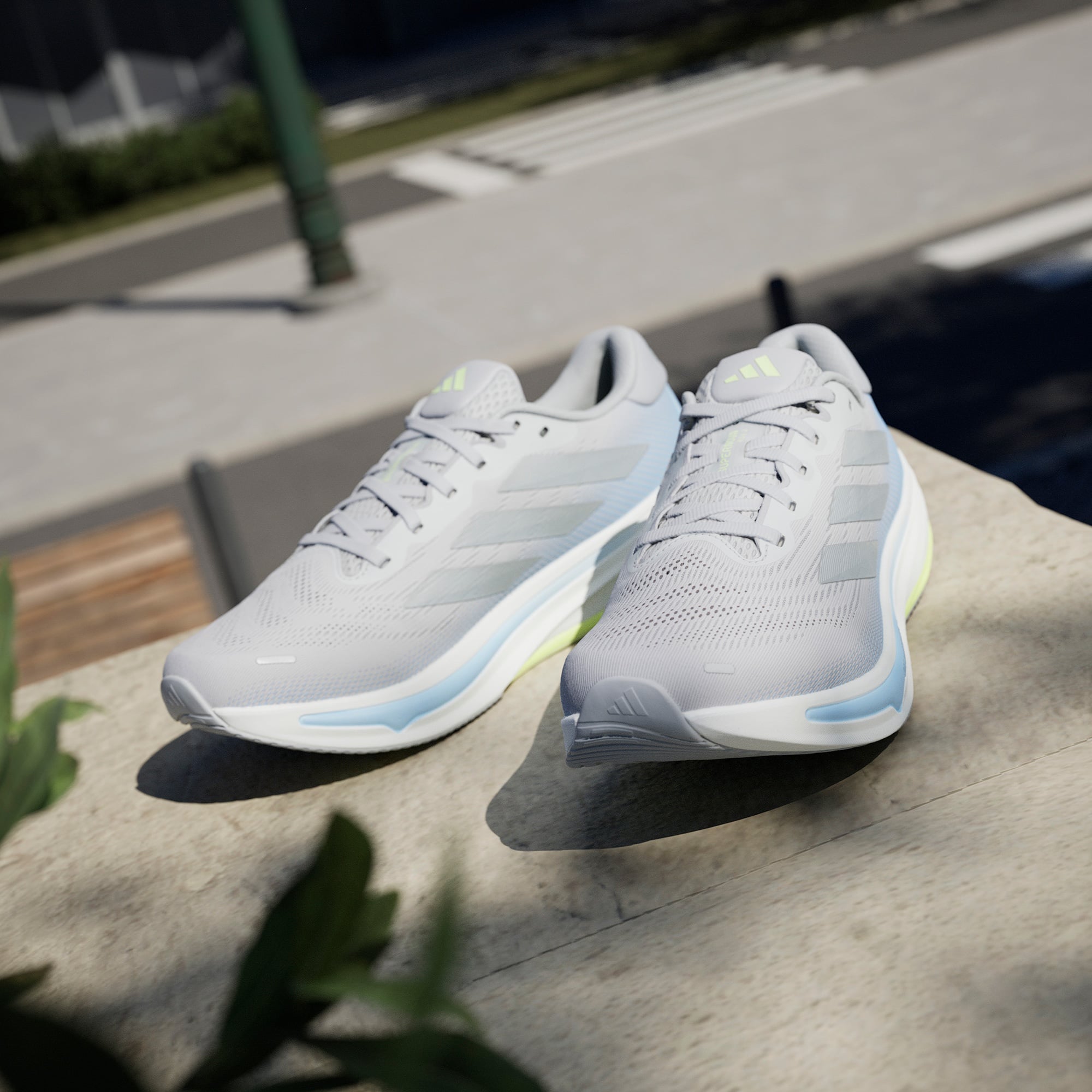 adidas Supernova Rise 2 Erkek Gri Koşu Ayakkabısı