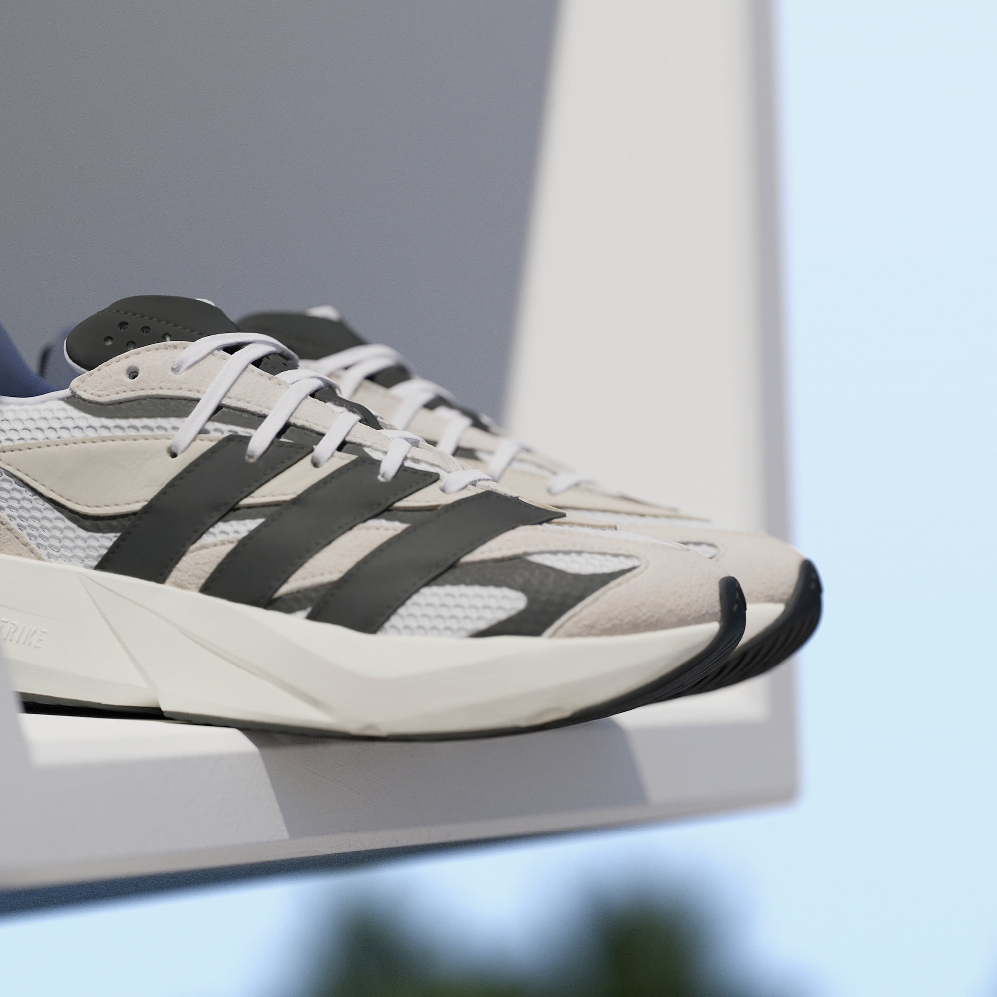 adidas Lightblaze Erkek Bej Günlük Spor Ayakkabı