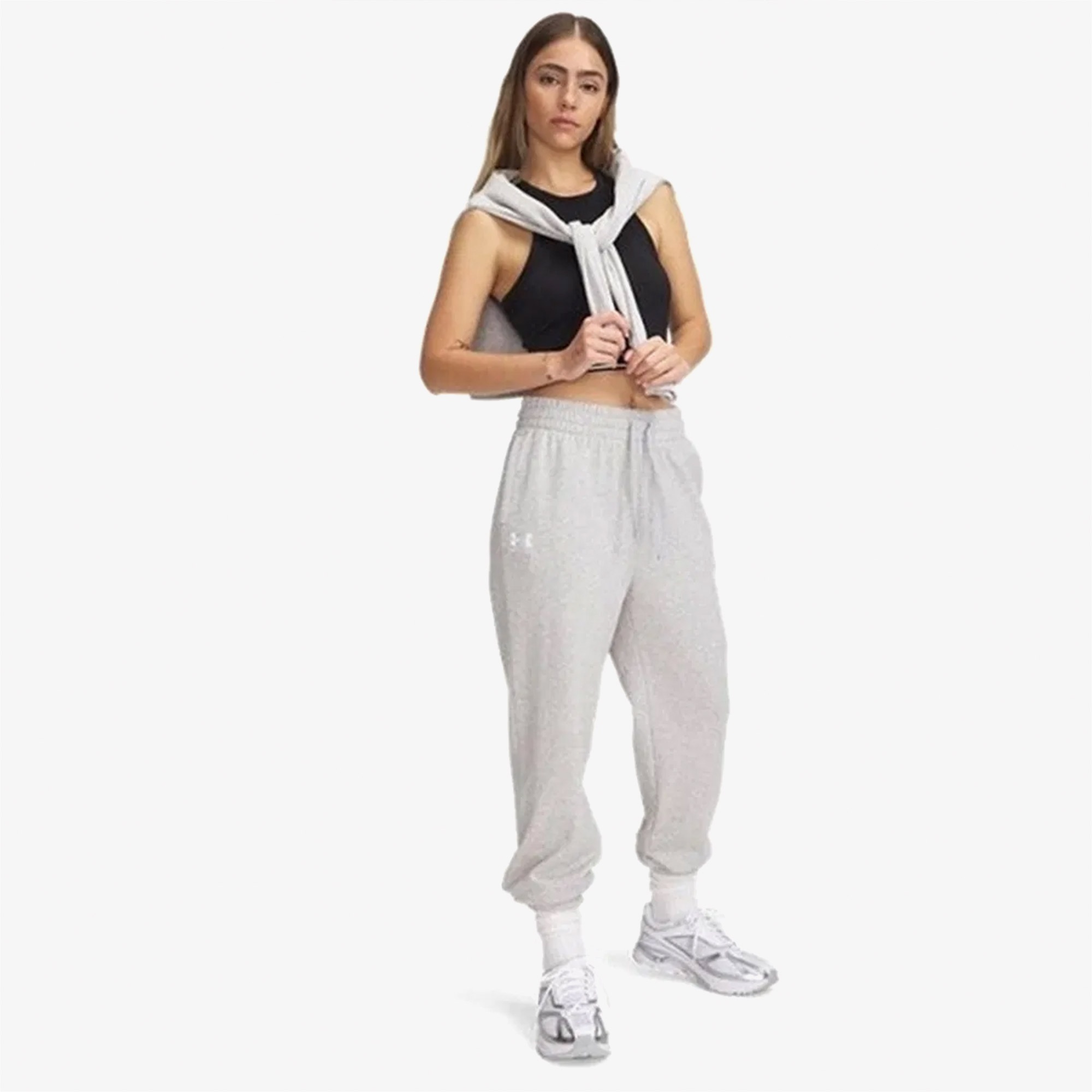 Under Armour Rival Terry Kadın Gri Eşofman Altı