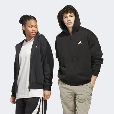  Adidas Full Zip Unisex Siyah Sweatshirt