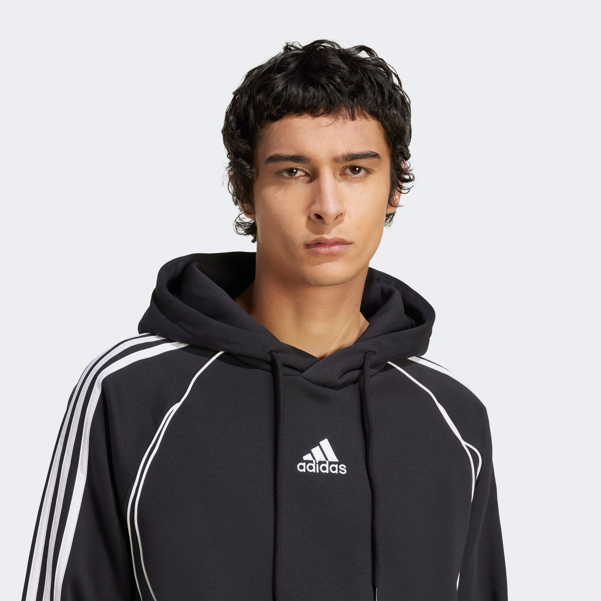 Adidas Teamgeist Erkek Siyah Sweatshirt