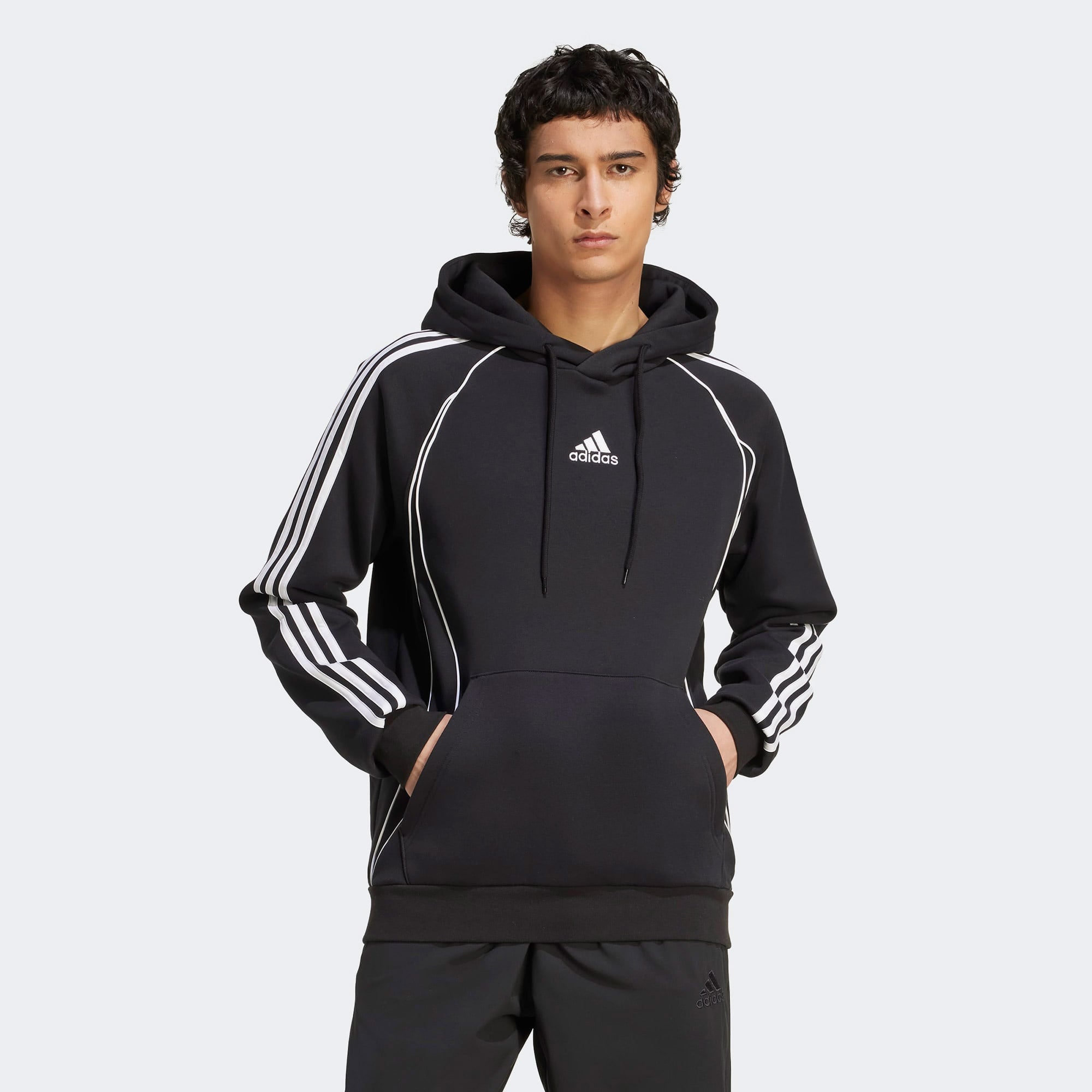 Adidas Teamgeist Erkek Siyah Sweatshirt