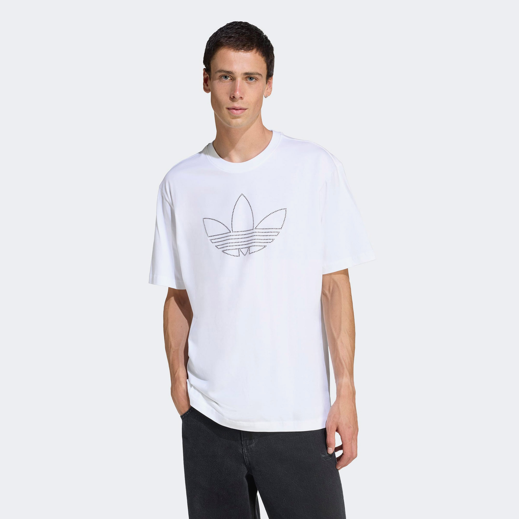 Adidas Studded Erkek Beyaz T-Shirt