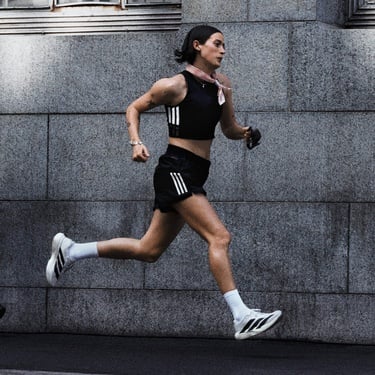  adidas Adizero Evo Sl Kadın Beyaz Koşu Ayakkabısı