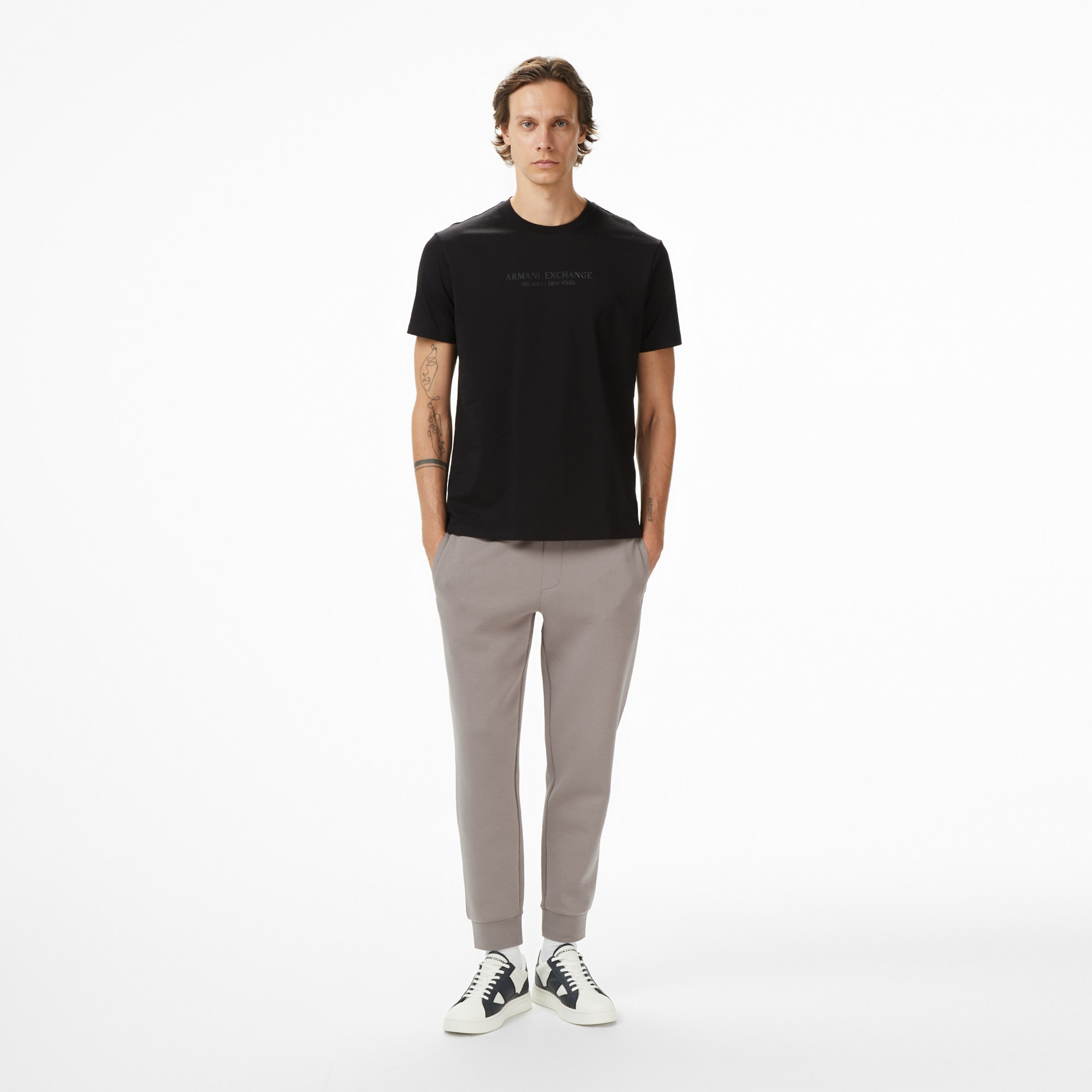 Armani Exchange Erkek Siyah T-Shirt