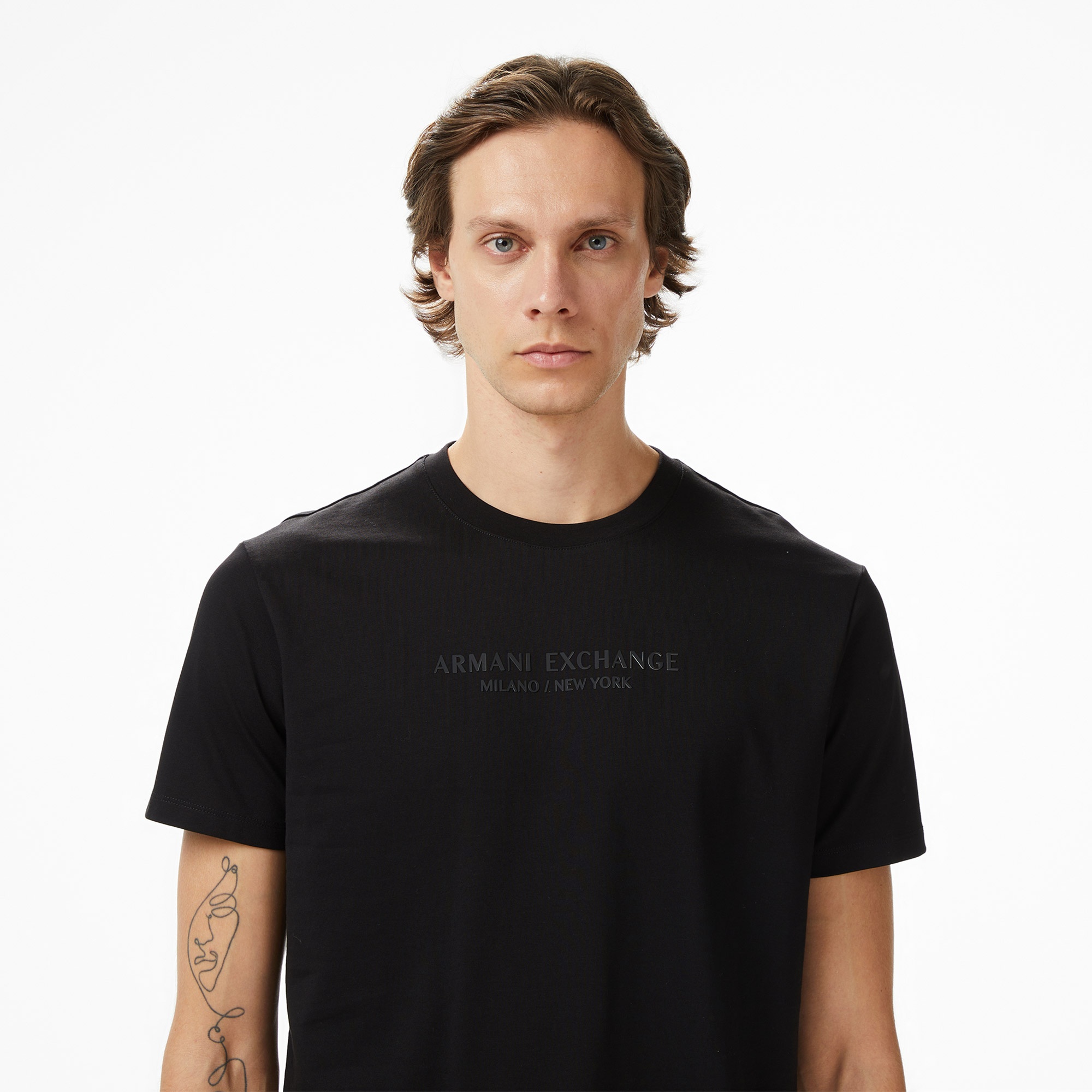 Armani Exchange Erkek Siyah T-Shirt