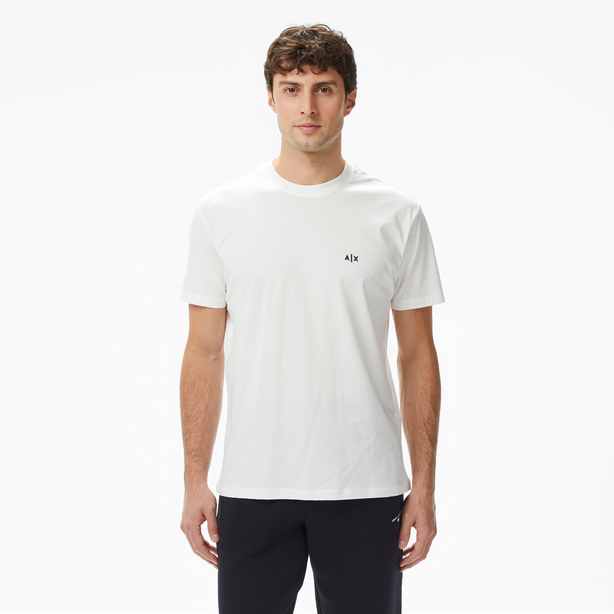Armani Exchange Erkek Beyaz T-Shirt
