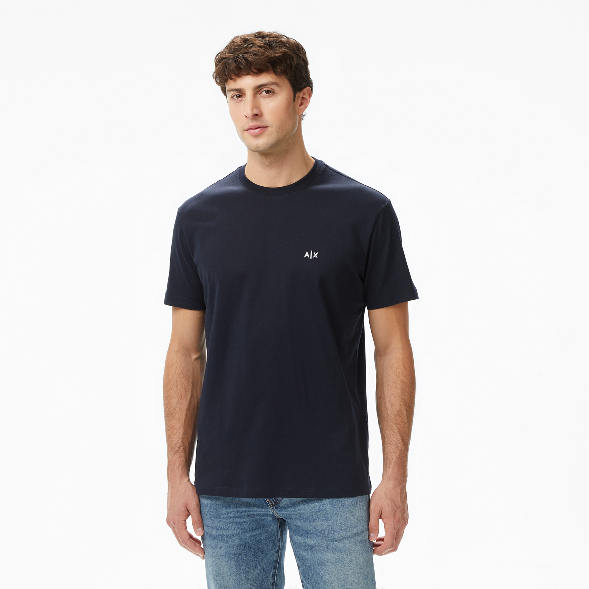 Armani Exchange Erkek Lacivert T-Shirt