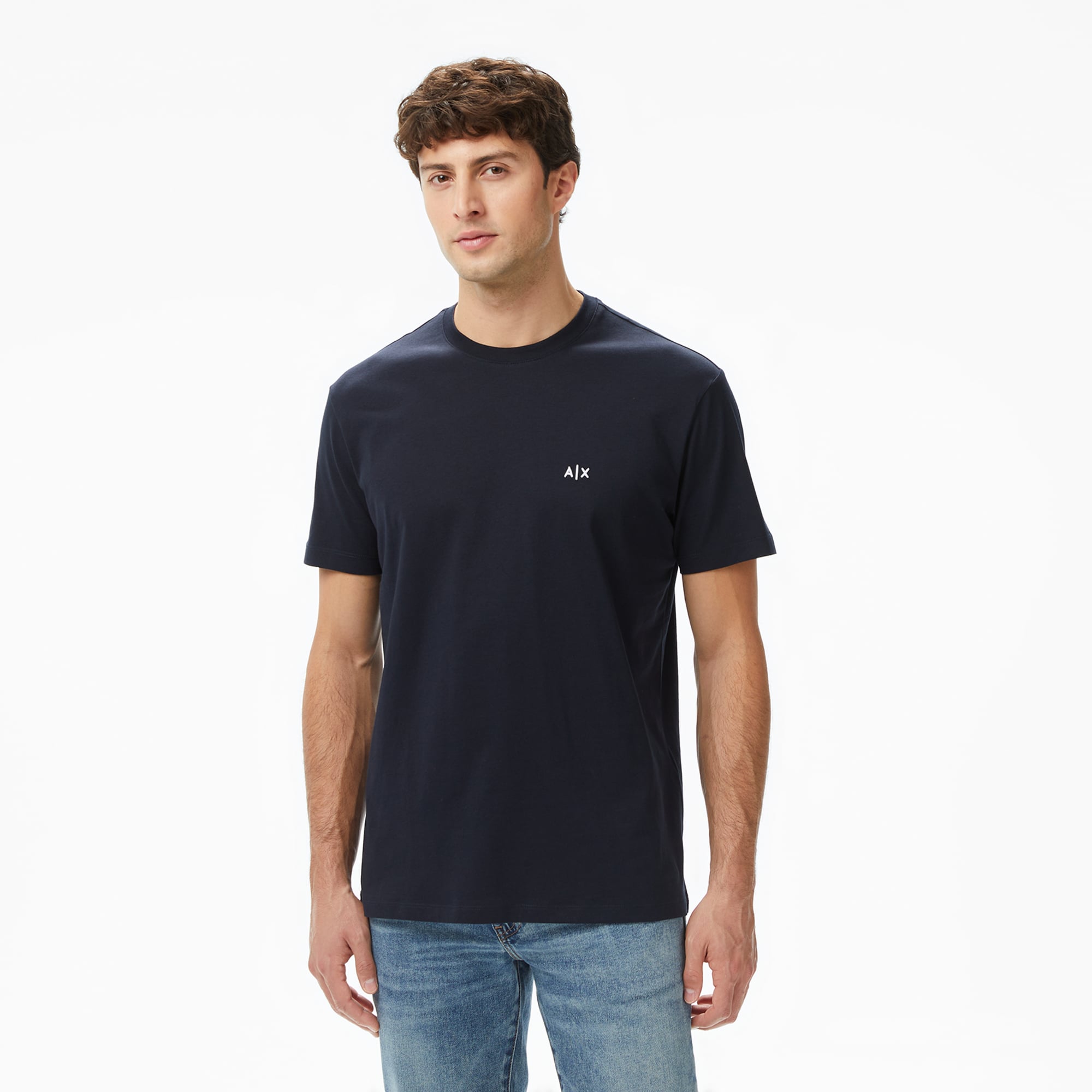  Armani Exchange Erkek Lacivert T-Shirt