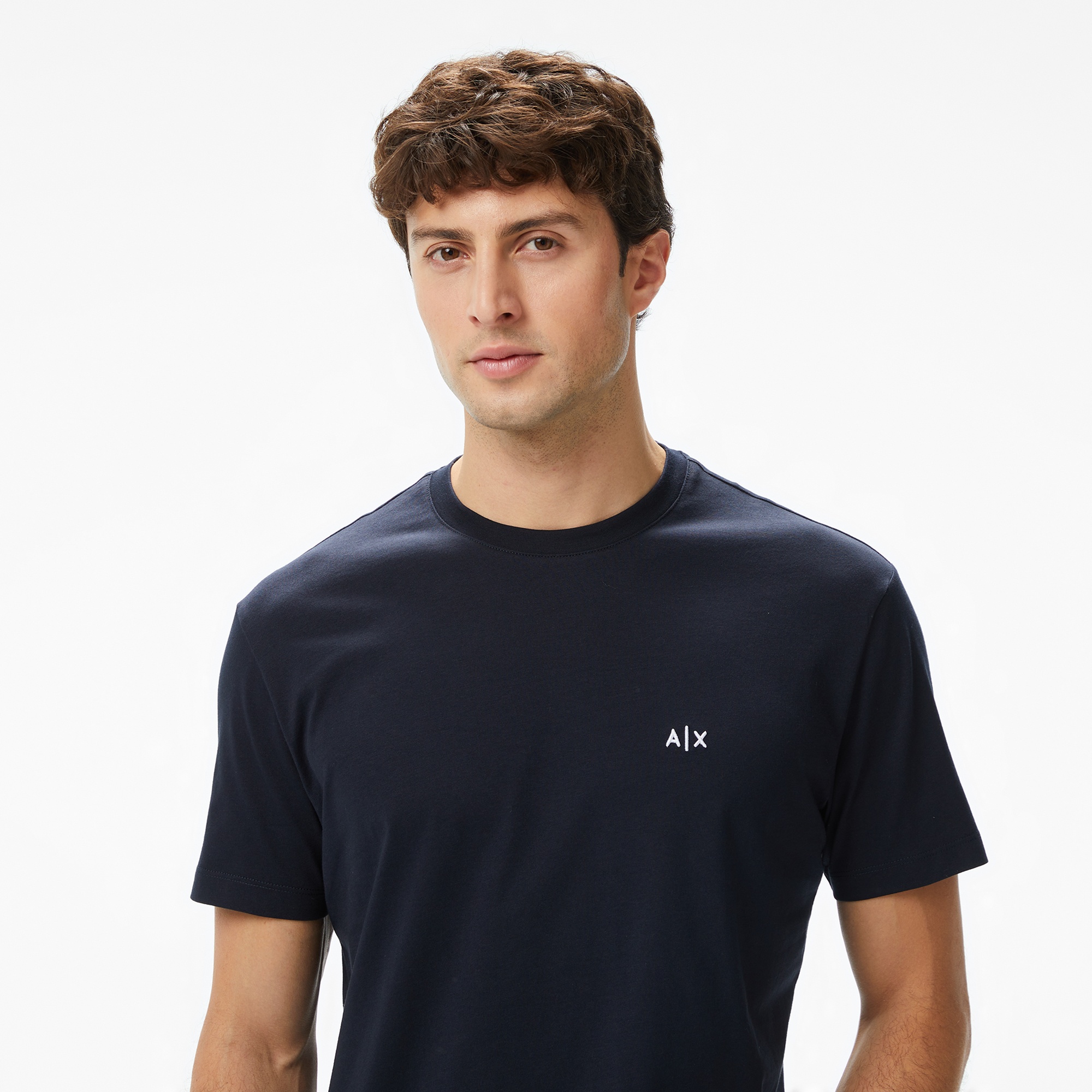 Armani Exchange Erkek Lacivert T-Shirt