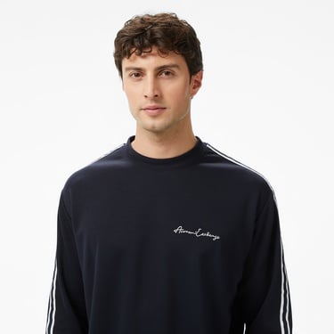  Armani Exchange Erkek Lacivert Sweatshirt