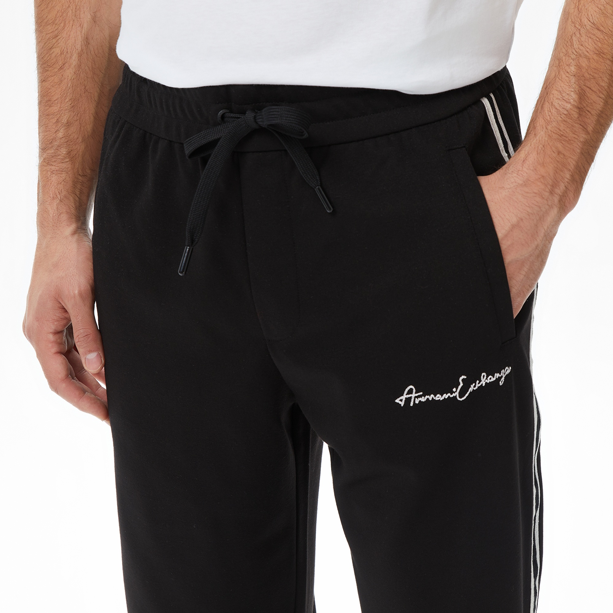 Armani Exchange Erkek Siyah Pantolon