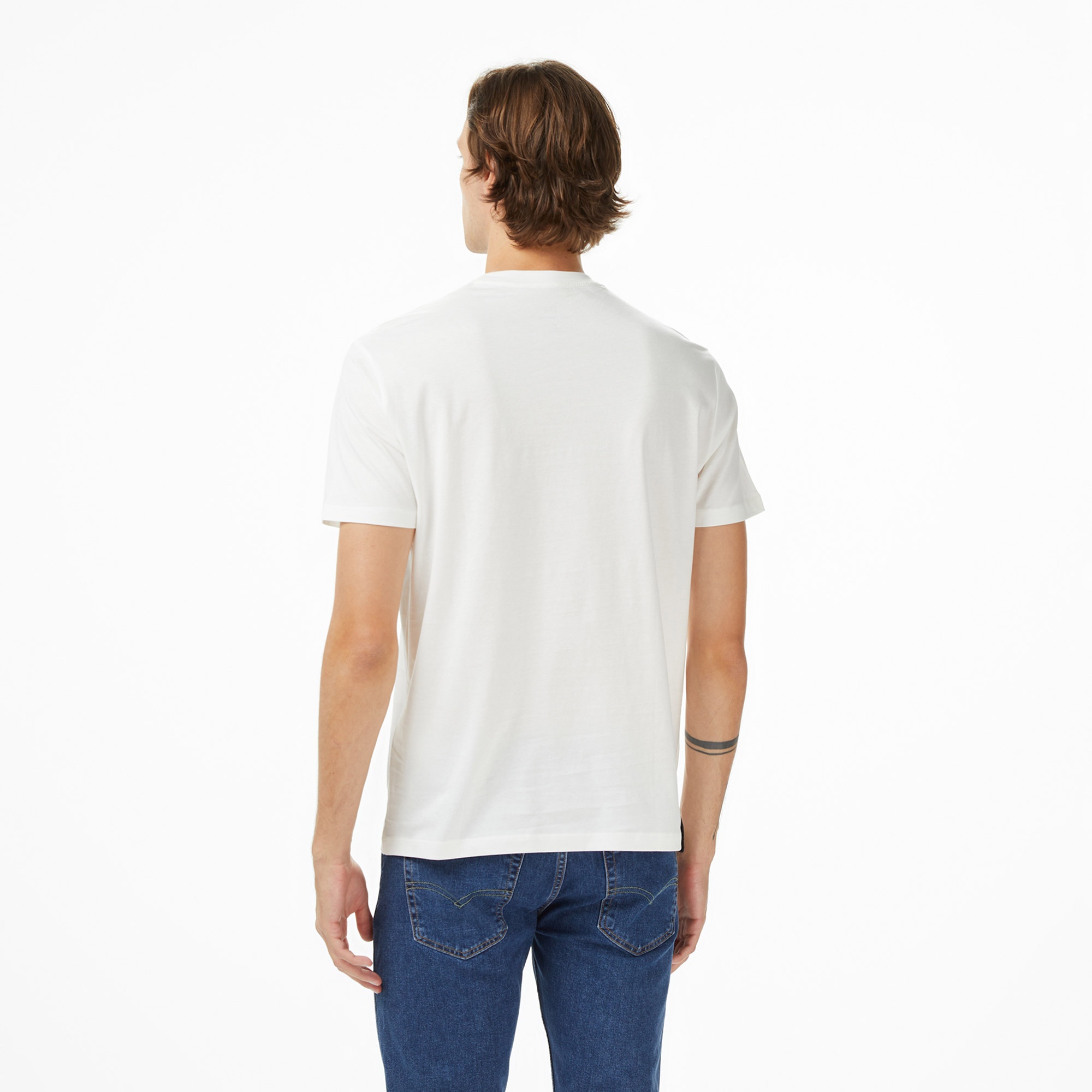 Armani Exchange Erkek Beyaz T-Shirt