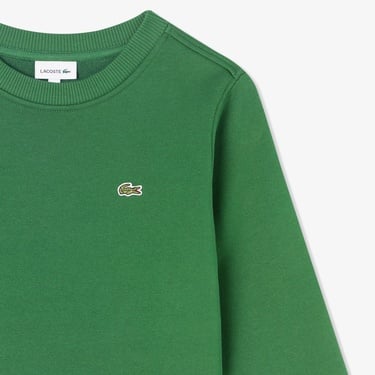  Lacoste Çocuk Bisiklet Yaka Yeşil Sweatshirt