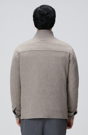  Network Erkek Bej Yün Coat Ceket