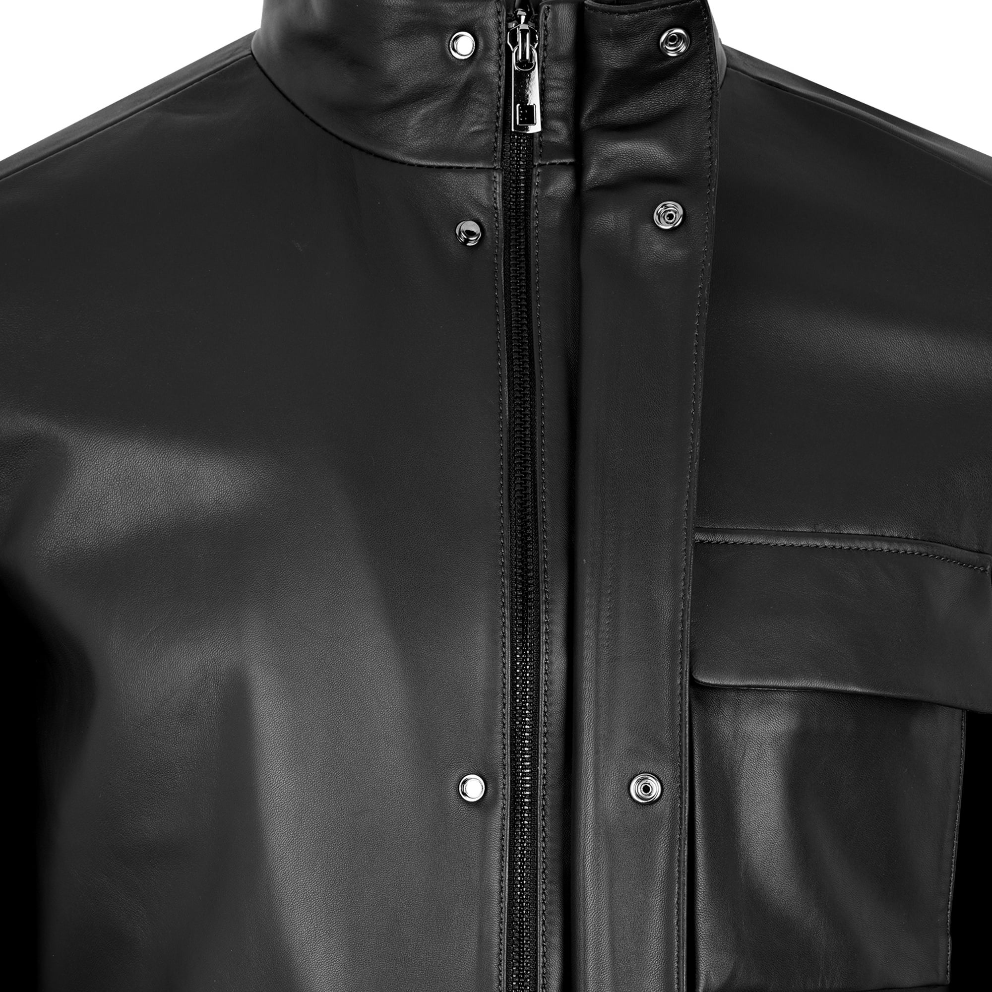 Adahy Siyah Erkek Deri Mont