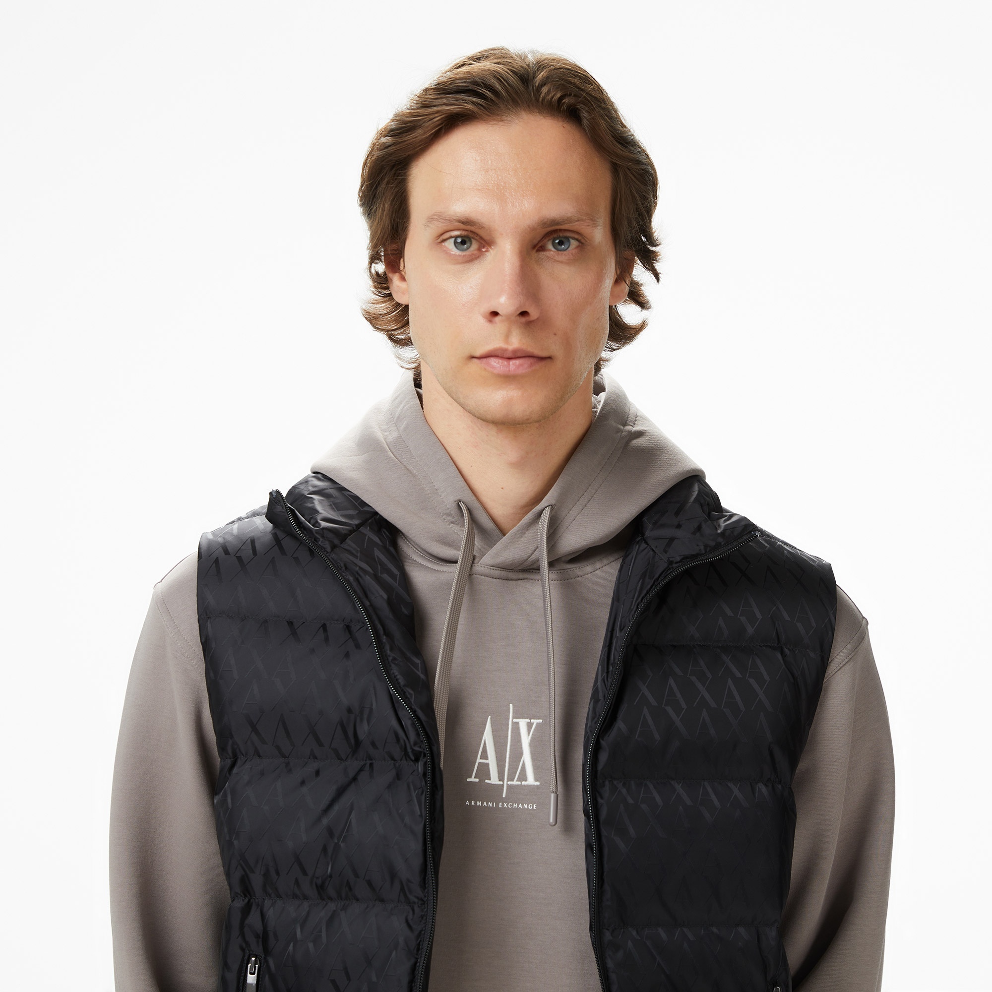 Armani Exchange Erkek Siyah Yelek