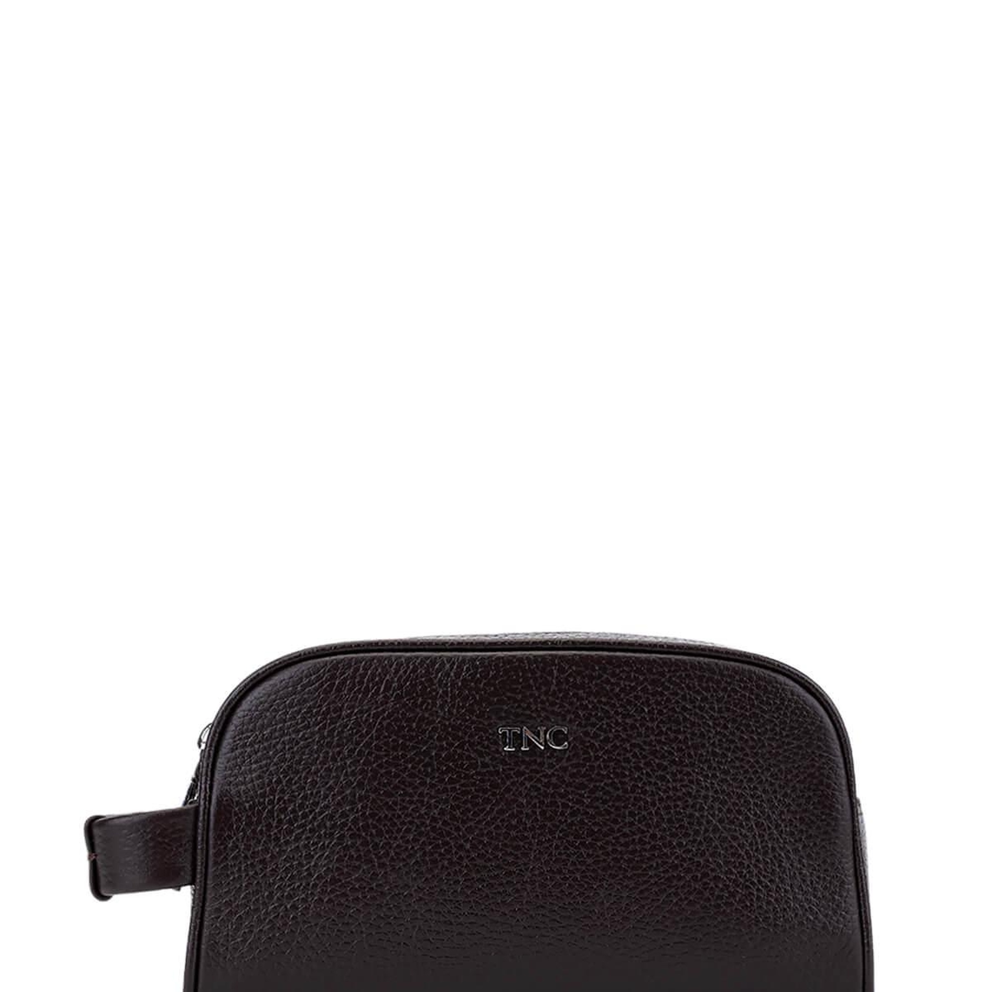 Tamer Tanca Erkek Hakiki Deri Kahverengi El Çantası