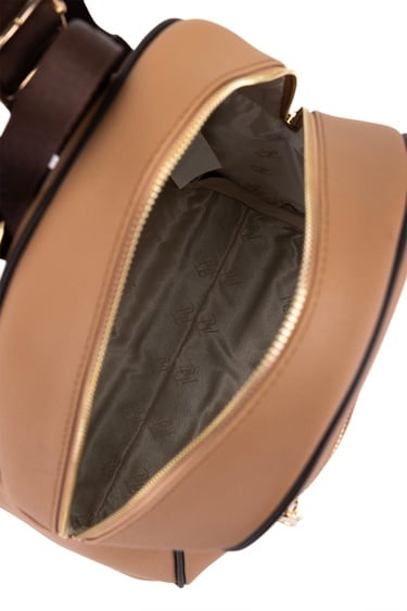  Tamer Tanca Kadın Suni Deri Bisküvi Sırt Çantası