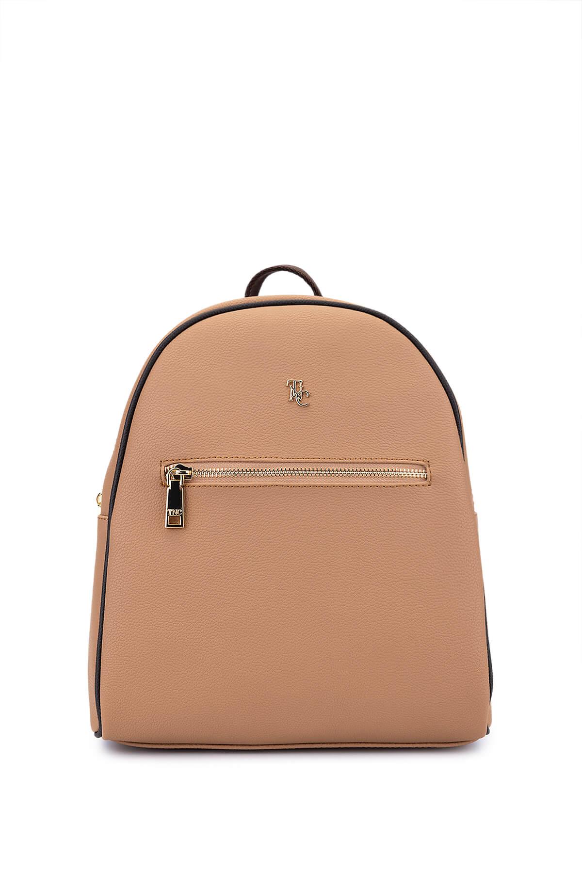  Tamer Tanca Kadın Suni Deri Bisküvi Sırt Çantası