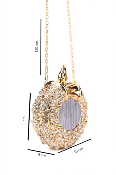  Tamer Tanca Kadın Vegan Sarı Abiye Çanta