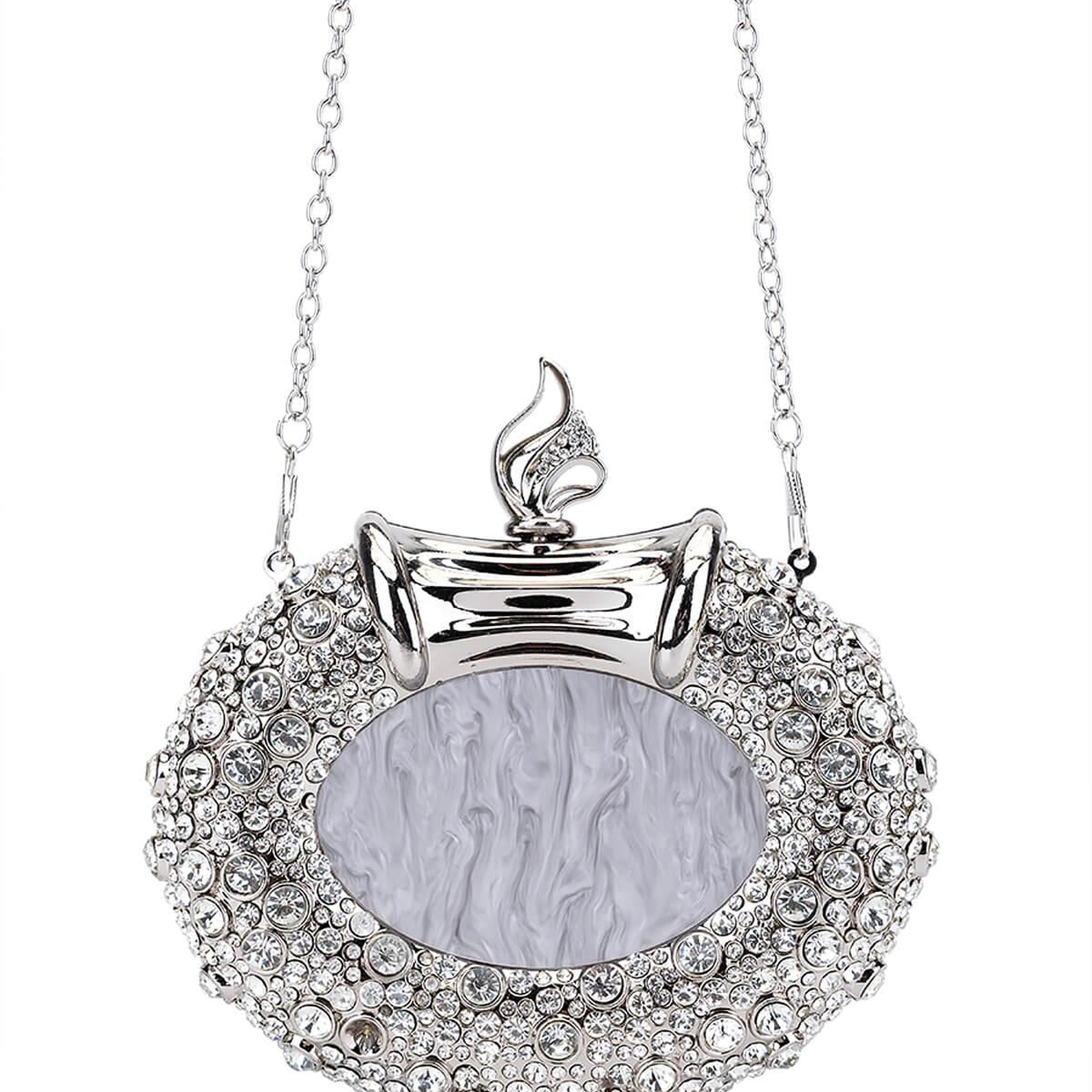 Tamer Tanca Kadın Vegan Gri Abiye Çanta